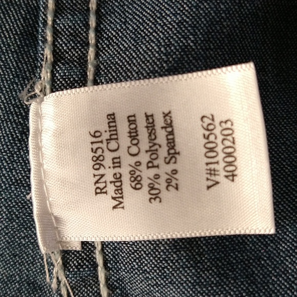 Coldwater Creek-Womens Petite (P14) Blue Jean Type Jacket - Picture 9 of 9